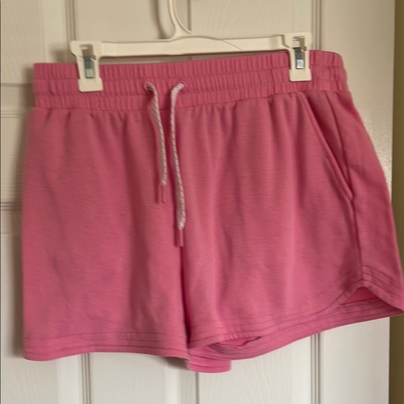 Two Crown & Ivy Pink Athletic Shorts with Relaxed Fit - Picture 2 of 2